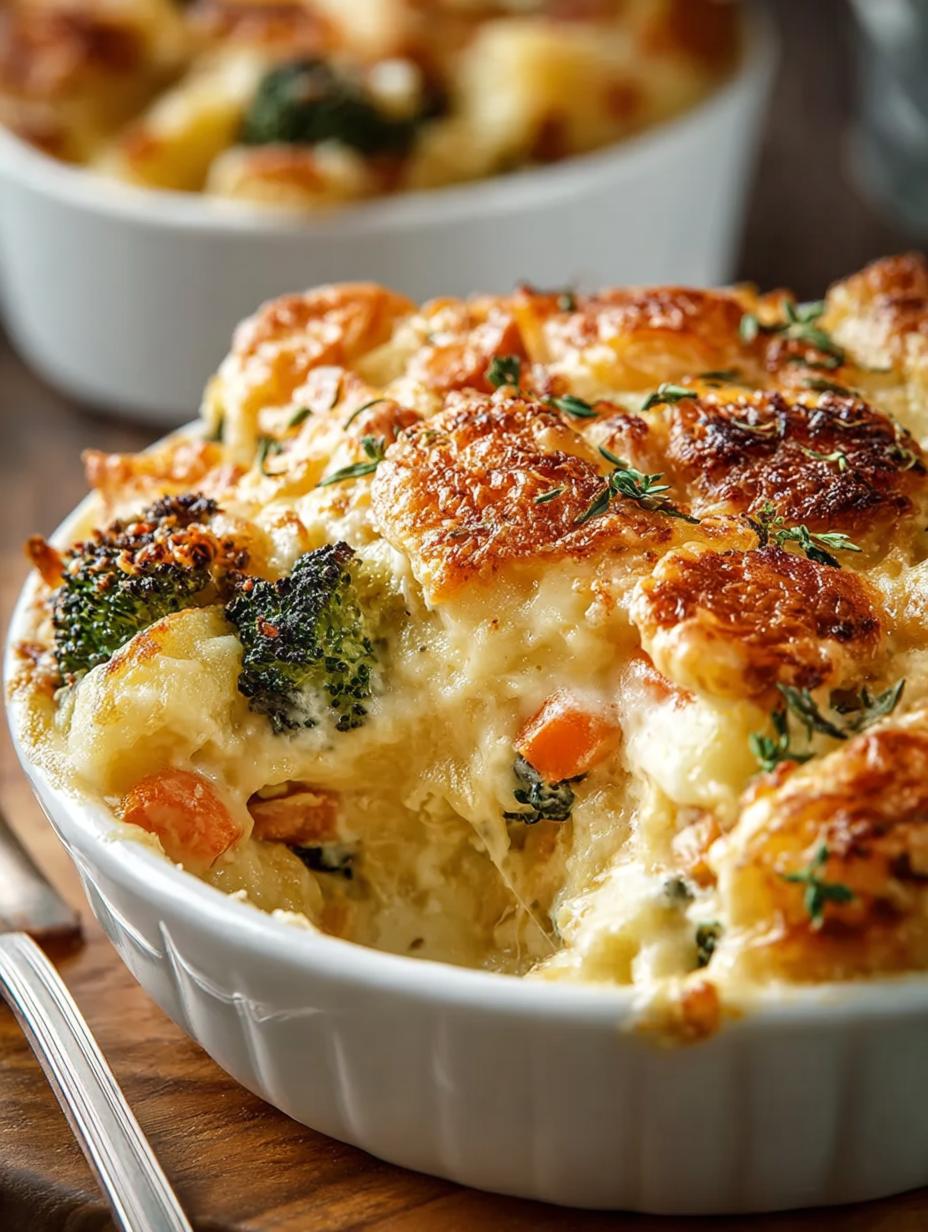 Cheesy Vegetable Casserole: 5 Comforting Family Favorites - Cheesy Vegetable Casserole - additional detail
