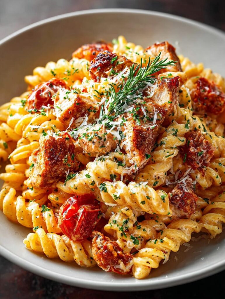 Chicken Chorizo Pasta Creamy