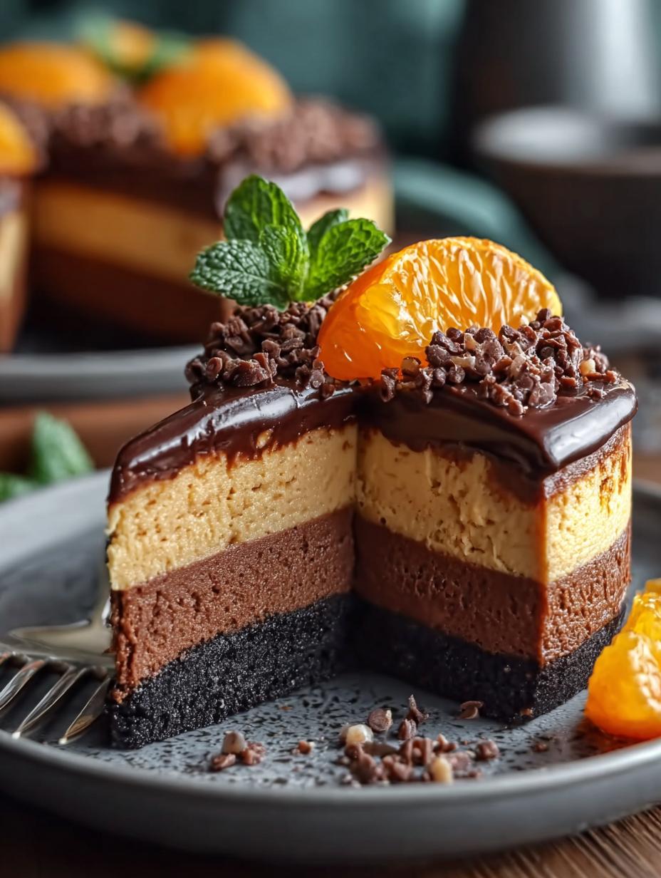 Chocolate Orange Cheesecake: 7 Decadent Ways to Indulge - Chocolate Orange Cheesecake - main visual representation