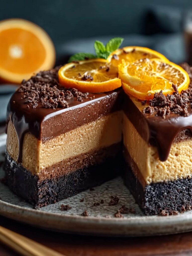 Chocolate Orange Cheesecake