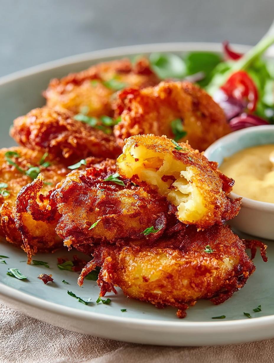 Delicious Chorizo Squid Potato Fritters You'll Love - Chorizo Squid Potato Fritters - additional detail
