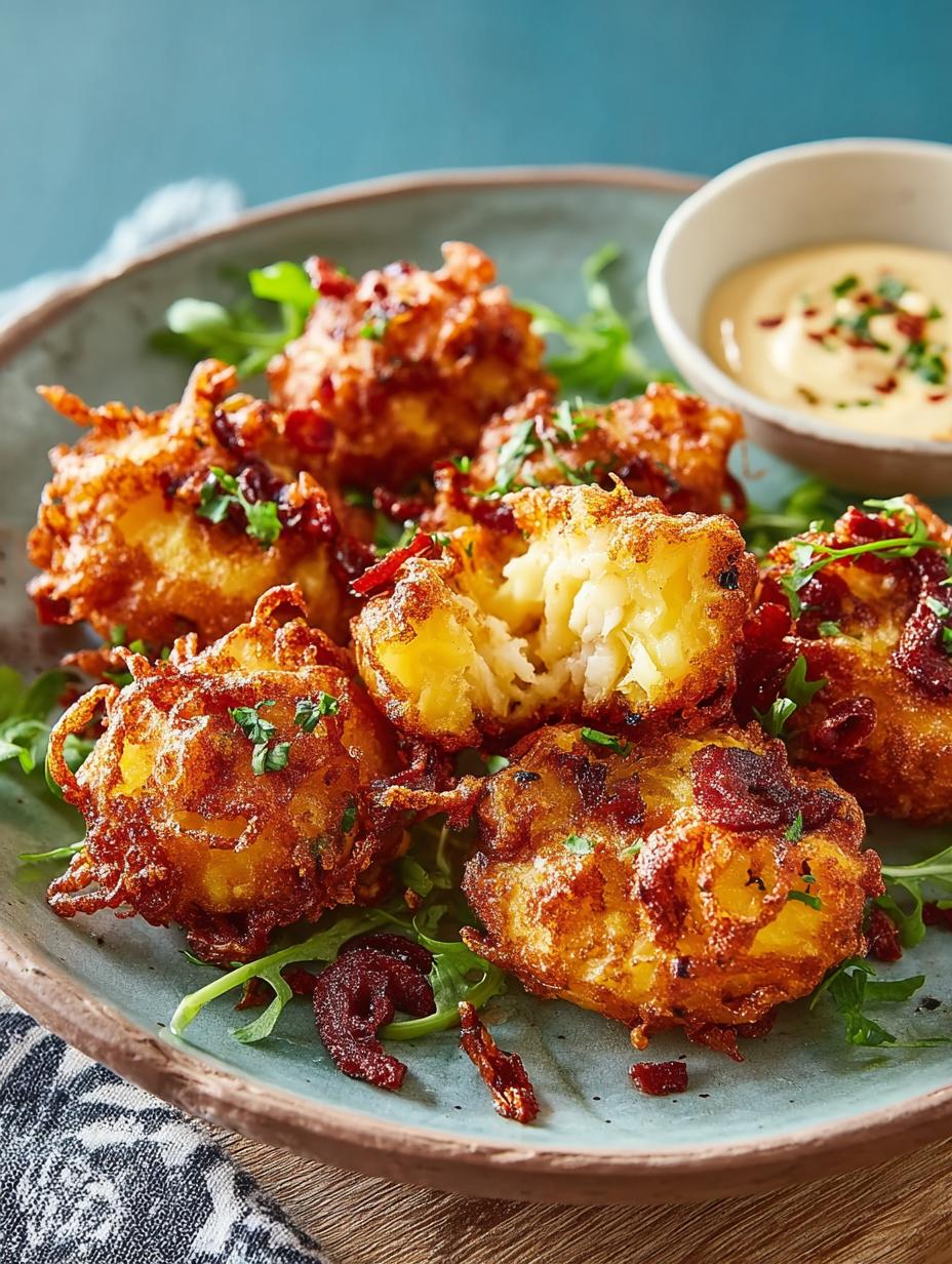 Chorizo Squid Potato Fritters