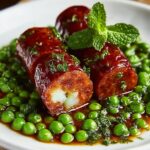 Chorizo with Minted Peas