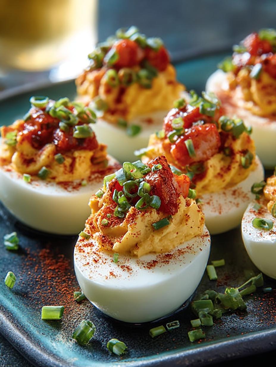 Crawfish Deviled Eggs: 5 Spicy Cajun Secrets - Crawfish Deviled Eggs - additional detail