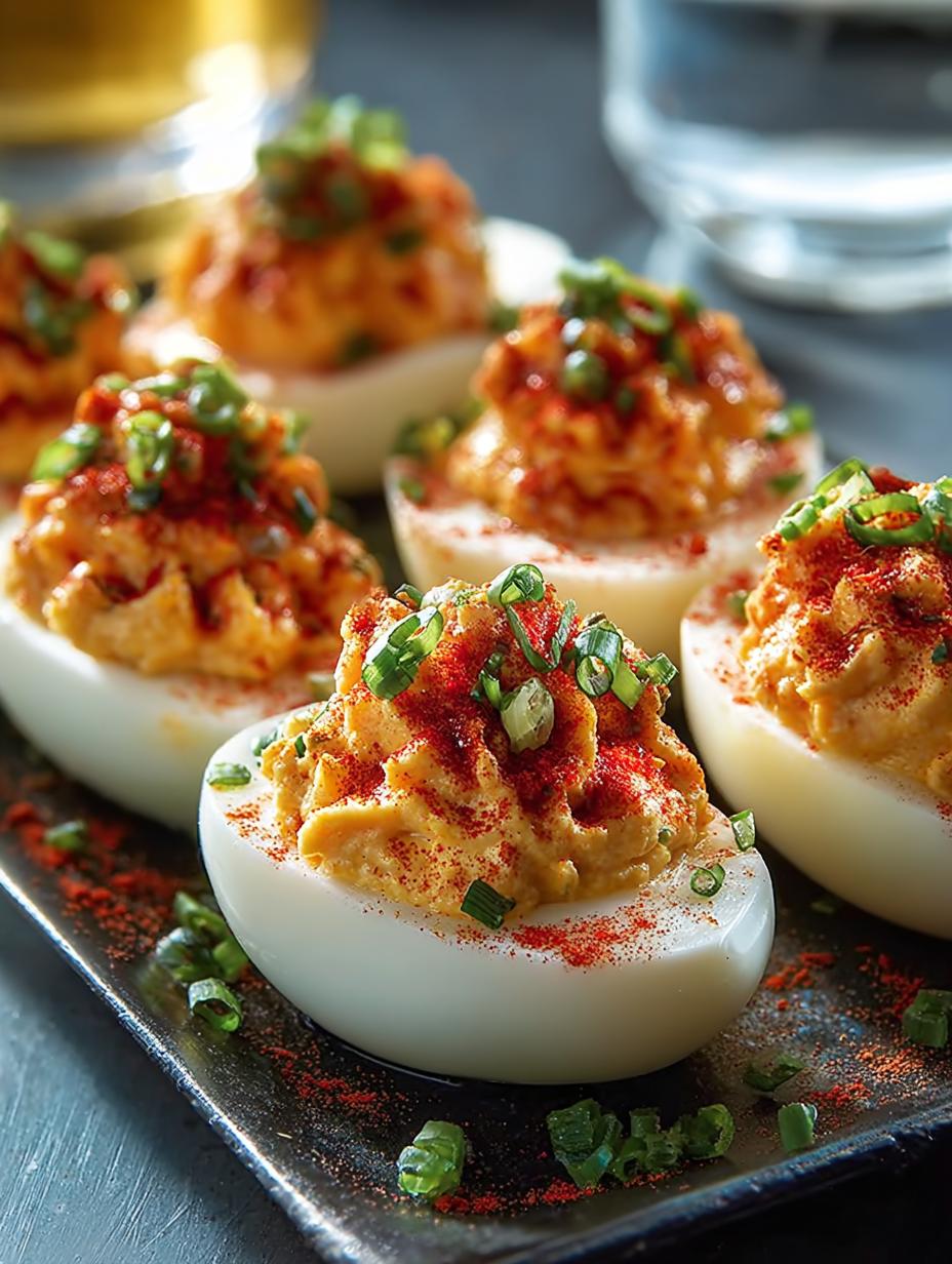 Crawfish Deviled Eggs