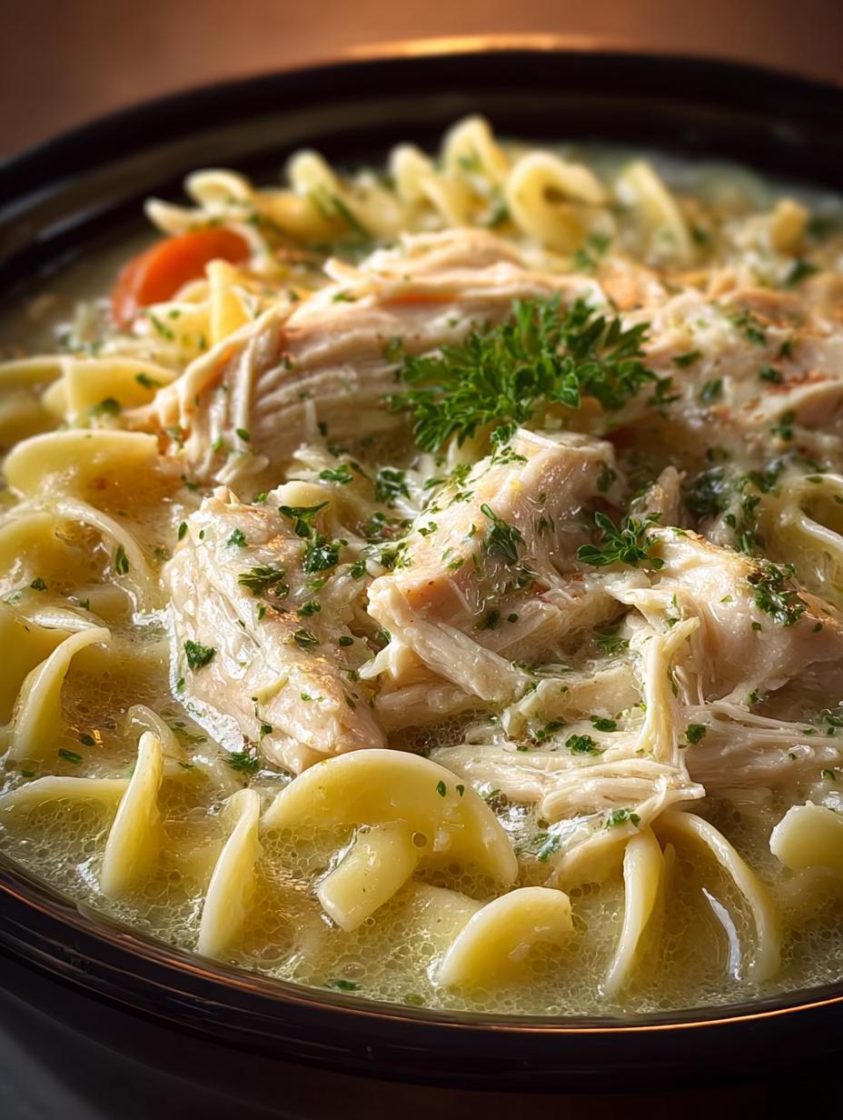 Crockpot Chicken Noodles Cozy: 6 Comforting Steps - Crockpot Chicken Noodles Cozy - main visual representation