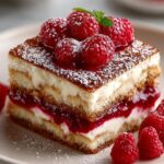Fresh Raspberry Tiramisu