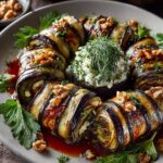 Georgian Eggplant Rolls with