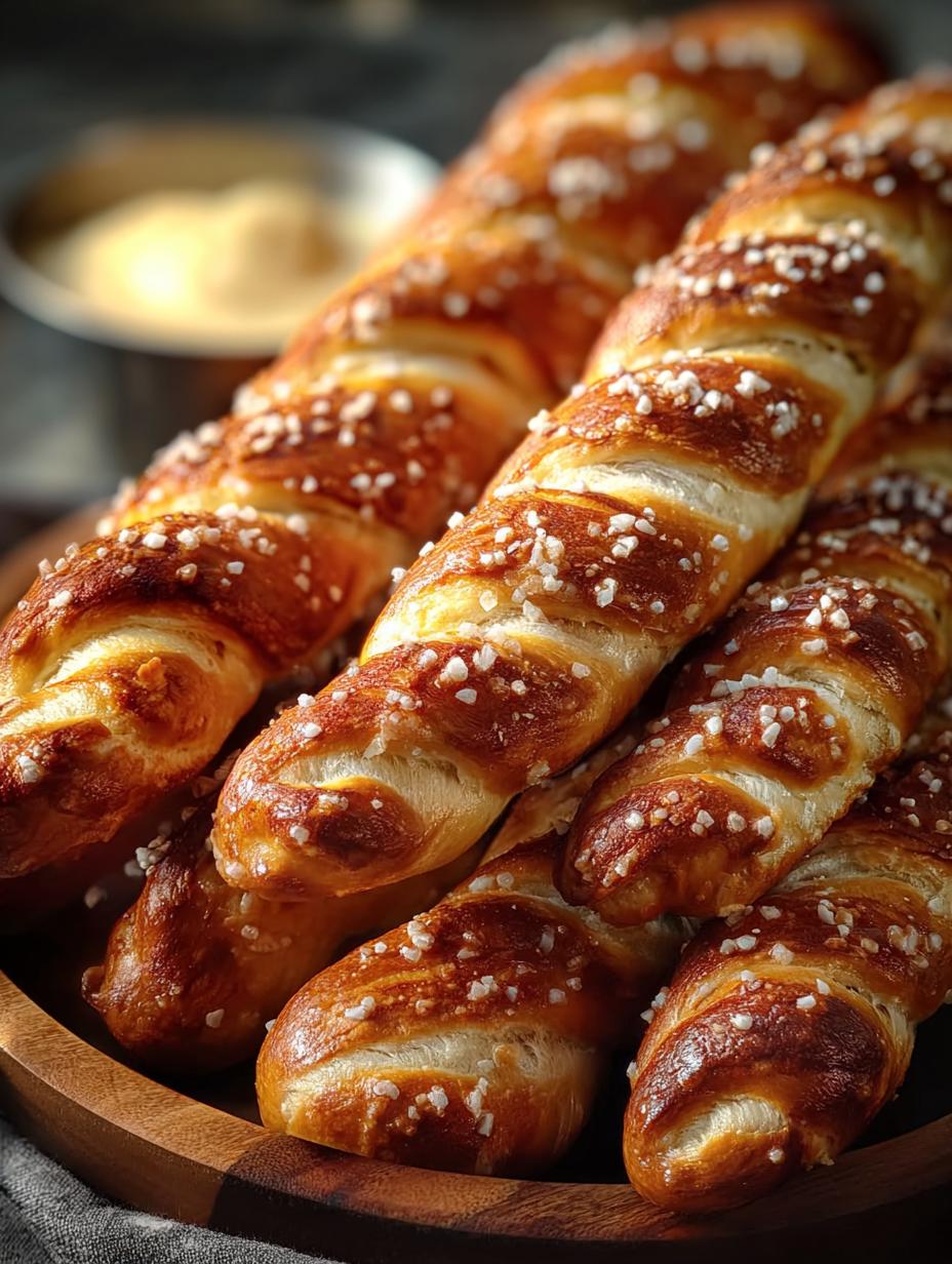 Delicious German Soft Pretzel Sticks You Must Try - German Soft Pretzel Sticks - additional detail