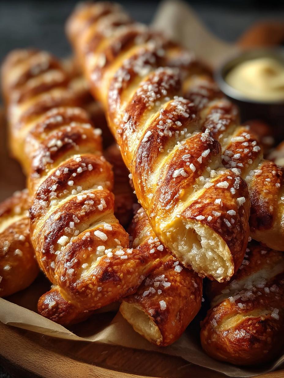 German Soft Pretzel Sticks
