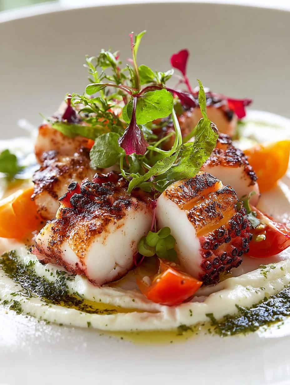 Grilled Squid with Aromatic