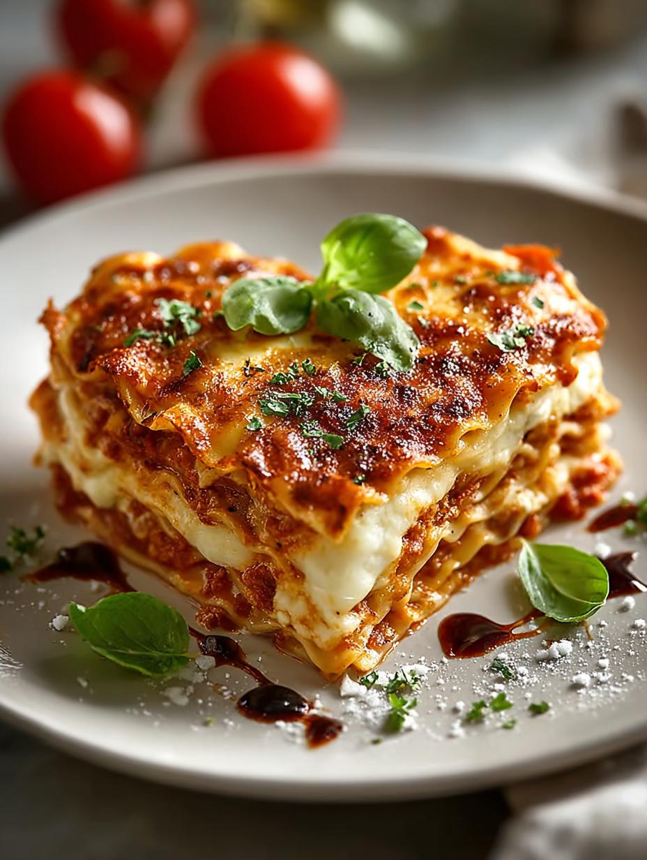 Heart Shaped Lasagna