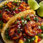 Honey Chipotle Shrimp Tacos