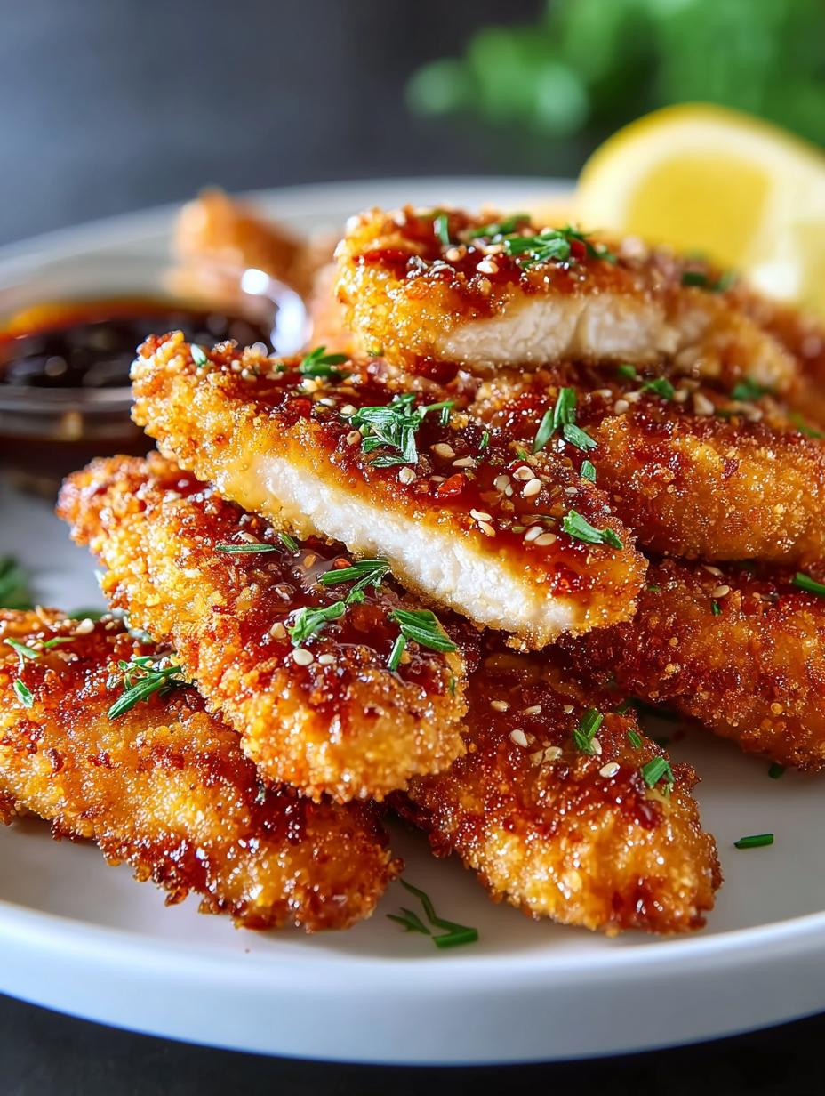 Crispy Honey Garlic Chicken Tenders for Your Family - Honey Garlic Chicken Tenders - additional detail