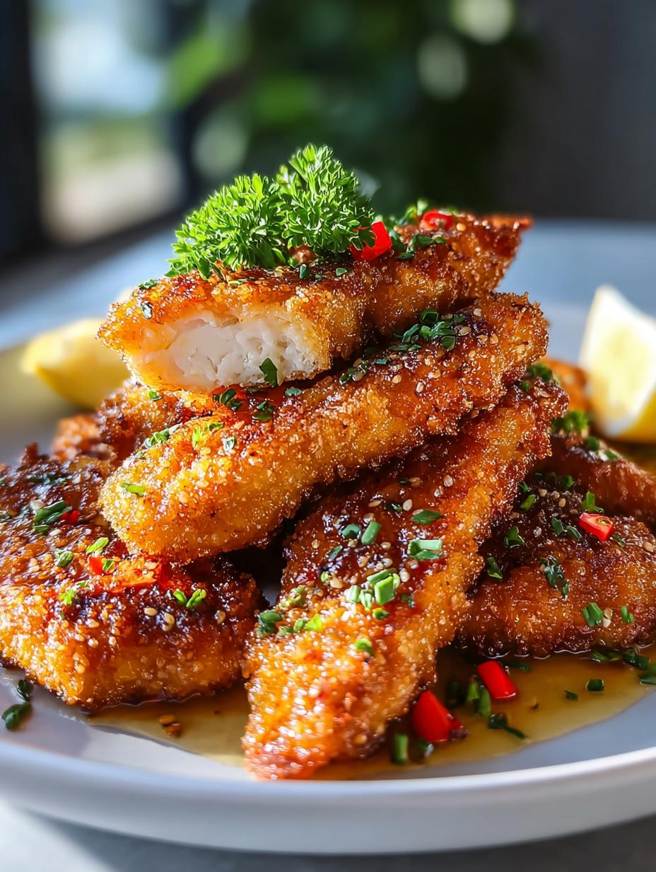 Honey Garlic Chicken Tenders