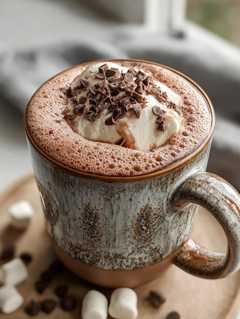 Decadent Hot Chocolate with Chocolate Chips to Savor - Hot Chocolate with Chocolate - main visual representation