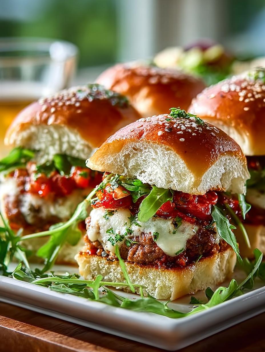 Savory Italian Grinder Sliders: Your New Favorite Treat - Italian Grinder Sliders - main visual representation