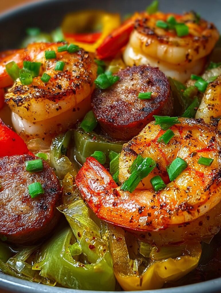 Keto Cajun Shrimp Sausage