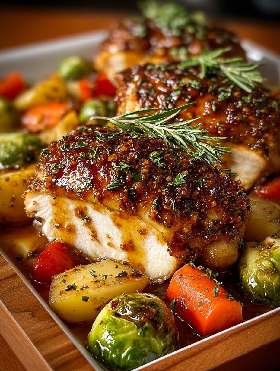 Maple Glazed Herb Chicken
