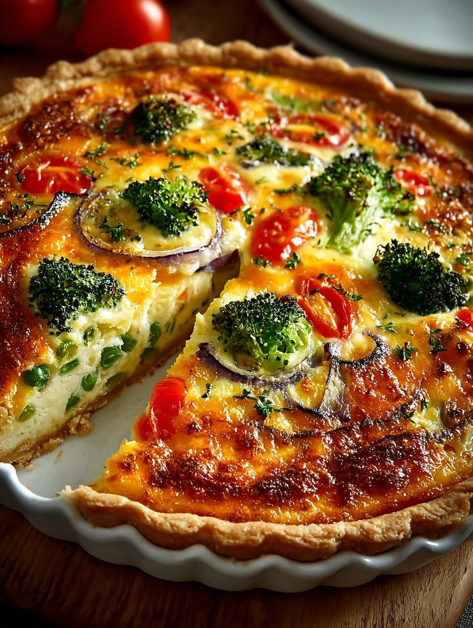 Mixed Vegetable Quiche