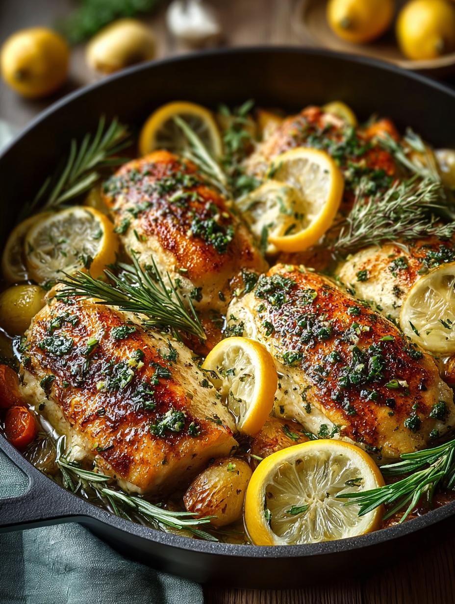 One Pan Lemon Herb Chicken for Effortless Dinner Joy - One Pan Lemon Herb - additional detail