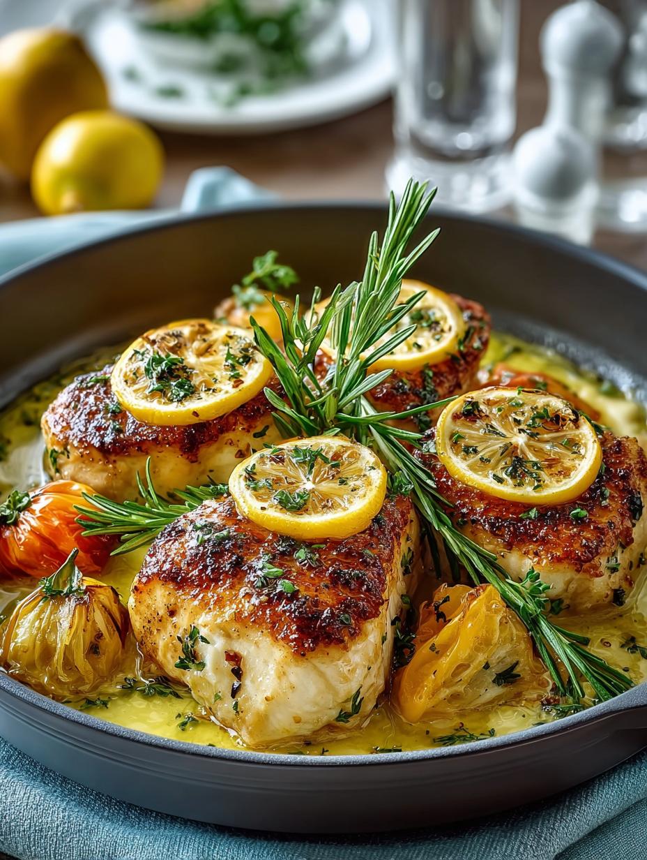 One Pan Lemon Herb
