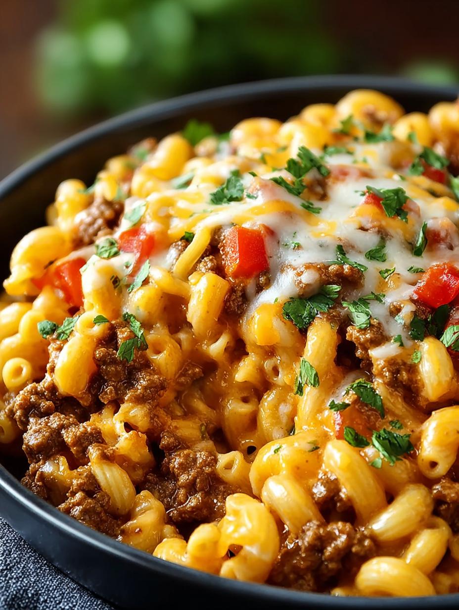 One Pot Taco Macaroni: 5 Steps to Comforting Flavor - One Pot Taco Macaroni - additional detail