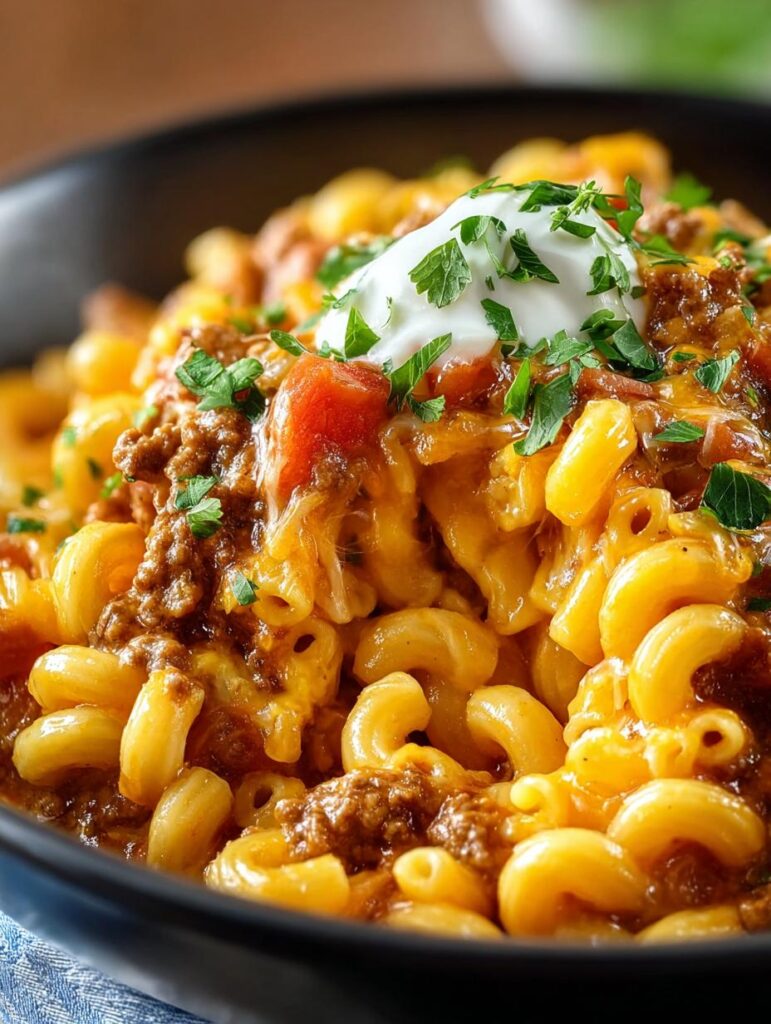 One Pot Taco Macaroni