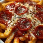 Pepperoni Pizza Fries Cheesy