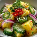 Pineapple Cucumber Salad Refreshing