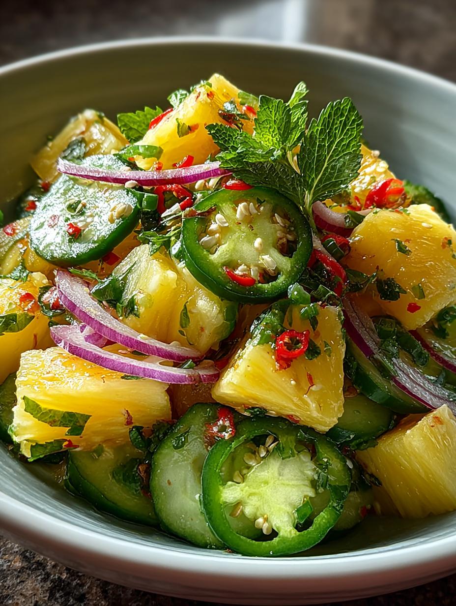 Pineapple Cucumber Salad Refreshing: 4 Simple Steps - Pineapple Cucumber Salad Refreshing - additional detail