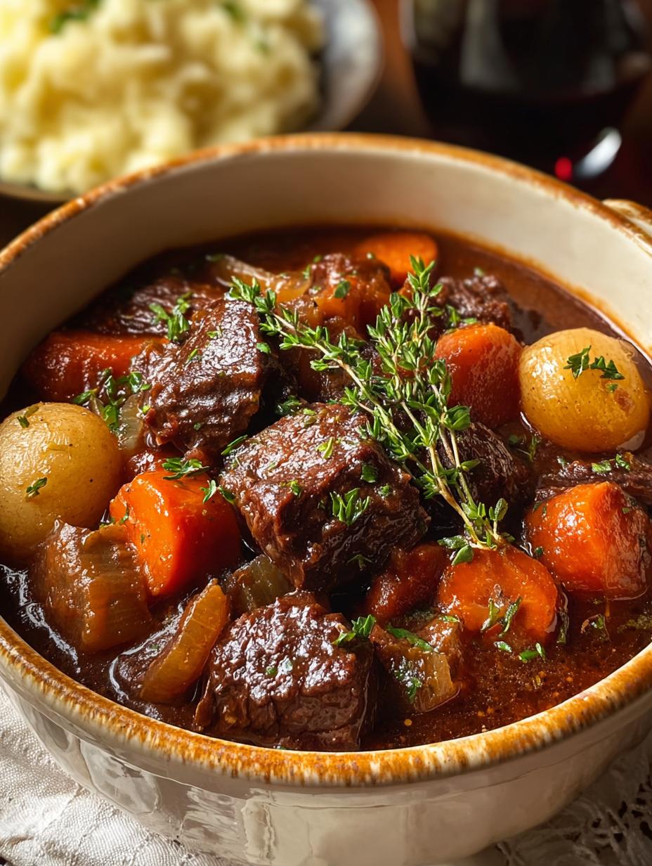 Savory Pot Beef Bourguignon Recipe in Under 2 Hours - Pot Beef Bourguignon - additional detail