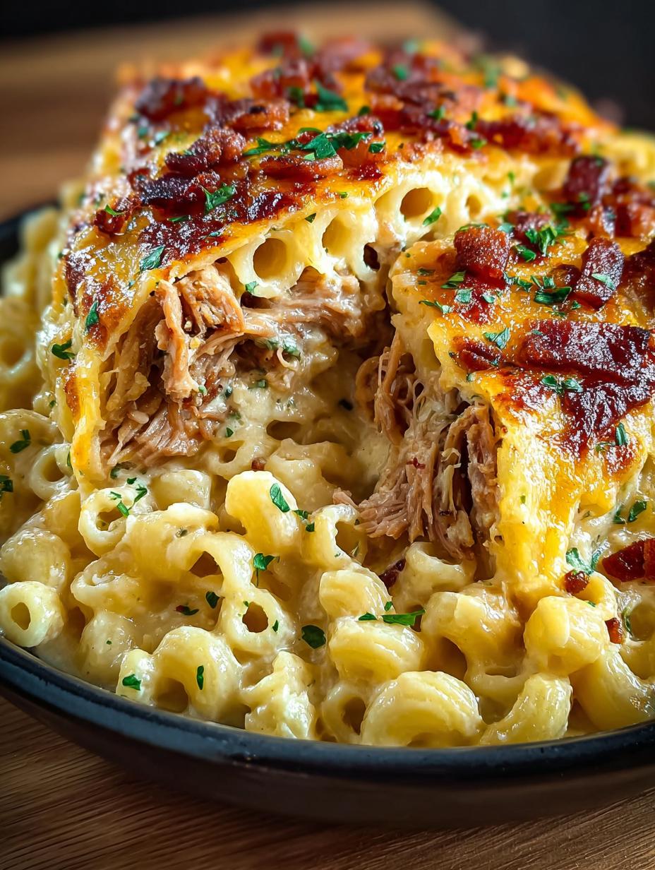 Pulled Pork Mac Cheese