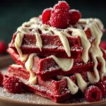 Red Velvet Waffles with