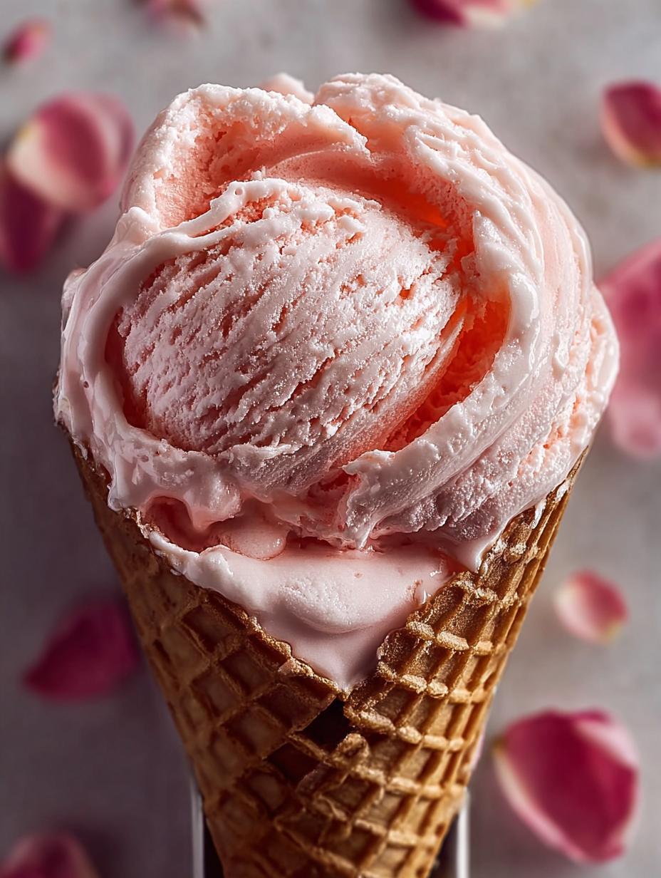 Delightful Rose Ice Cream Recipe You Can Make at Home - Rose Ice Cream - main visual representation