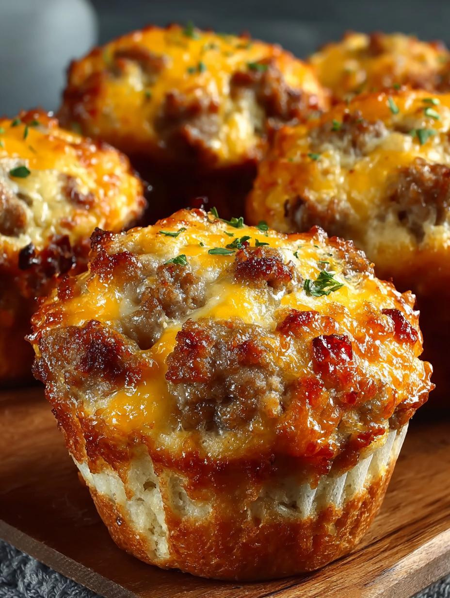 Sausage Breakfast Muffins: 12 Deliciously Easy Recipes - Sausage Breakfast Muffins - additional detail