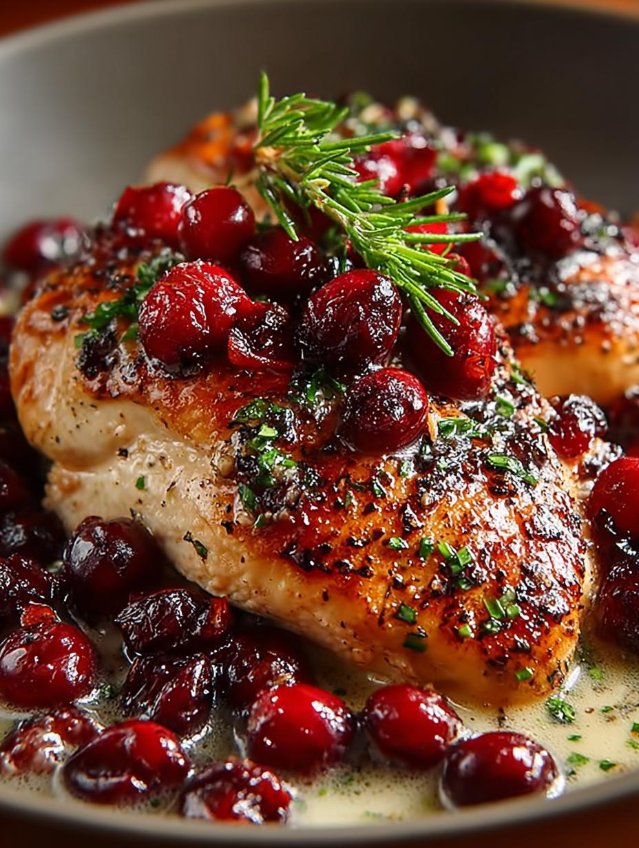 Slow Cooker Cranberry Chicken