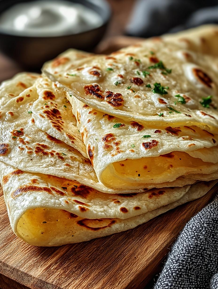 Sourdough Tortillas with Creamy Mozzarella: A Tasty Twist - Sourdough Tortillas with Creamy - main visual representation