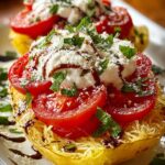 Spaghetti Squash Caprese Healthy