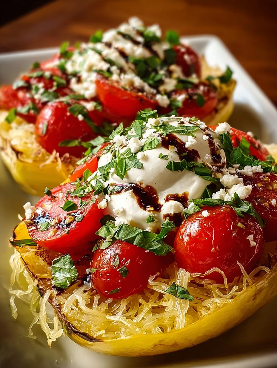 Spaghetti Squash Caprese Healthy Delight for Summer - Spaghetti Squash Caprese Healthy - additional detail
