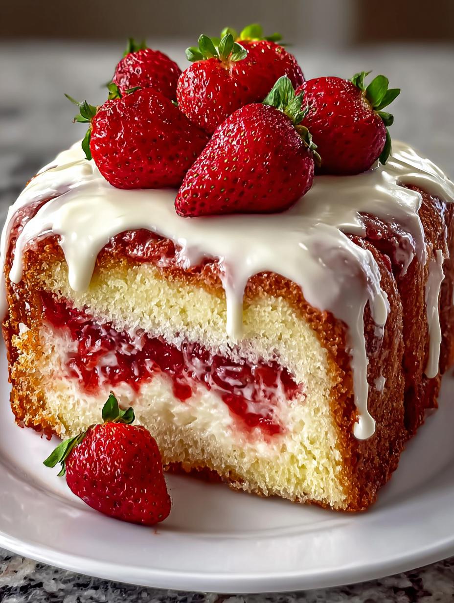 Strawberry Cream Cheese Pound Cake: 12 Delightful Steps - Strawberry Cream Cheese Pound - main visual representation