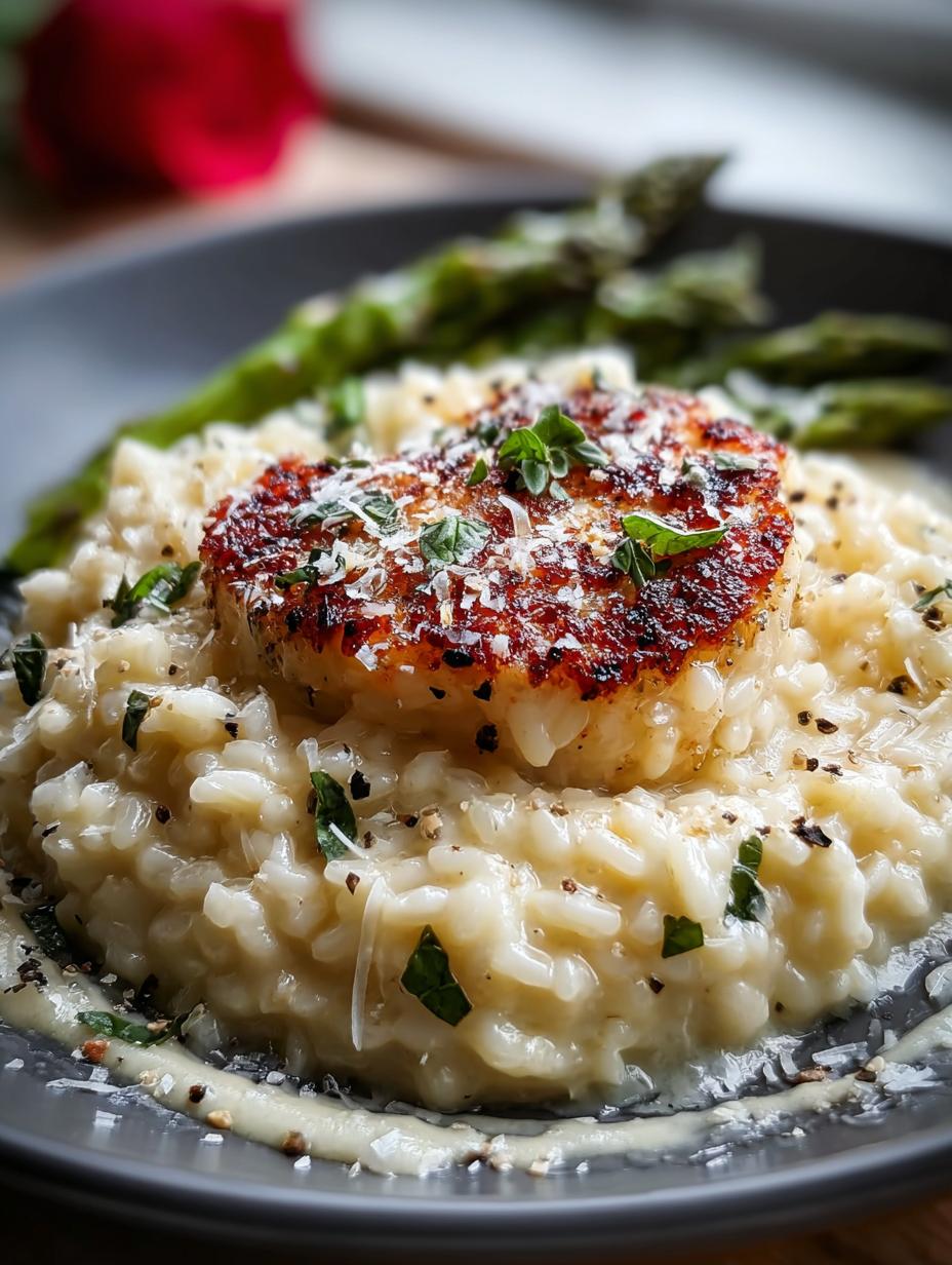 Valentine Parmesan Risotto: A Romantic Comfort Dish for Two - Valentine Parmesan Risotto - main visual representation