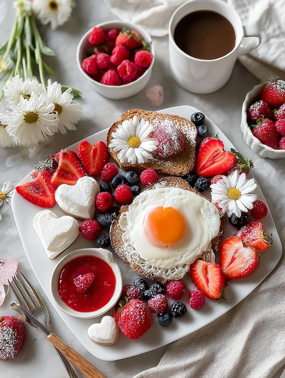 Valentines Day Breakfast Board: 7 Sweet Ideas for Lovers - Valentines Day Breakfast Board - main visual representation