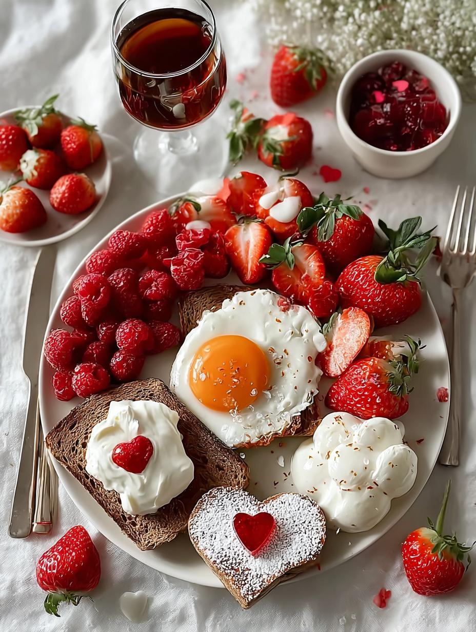 Valentines Day Breakfast Board: 7 Sweet Ideas for Lovers - Valentines Day Breakfast Board - additional detail