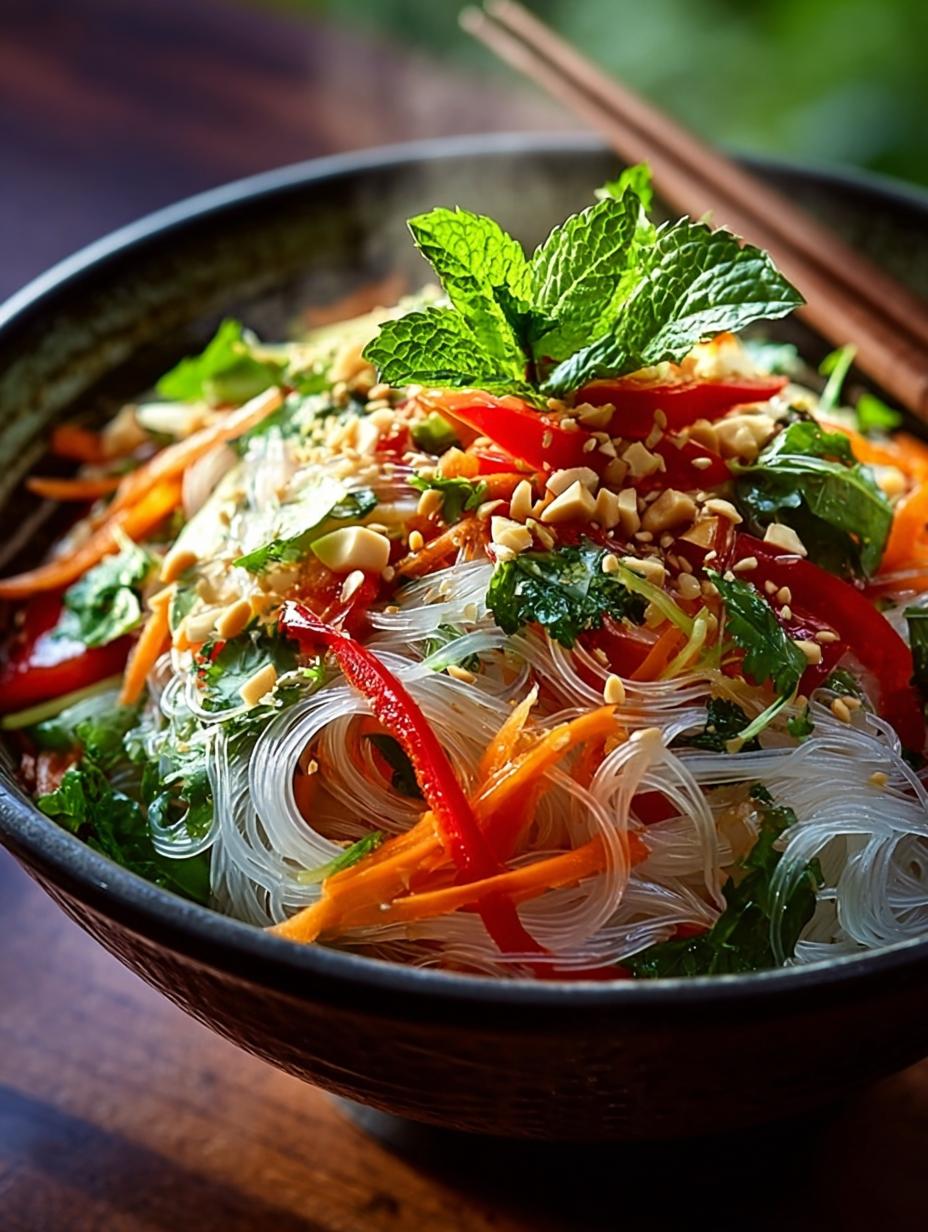 Delicious Vietnamese Glass Noodle Salad Recipe to Enjoy - Vietnamese Glass Noodle Salad - additional detail