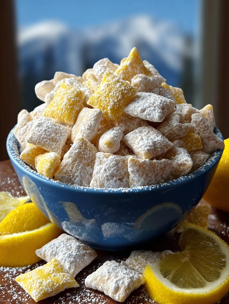 Zesty Lemonade Puppy Chow: 7 Refreshing Variations - Zesty Lemonade Puppy Chow - additional detail