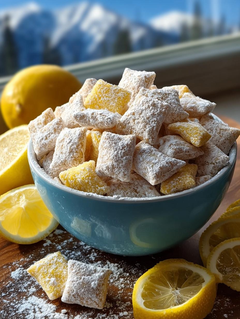Zesty Lemonade Puppy Chow
