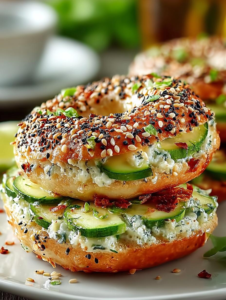 Zucchini Bagels