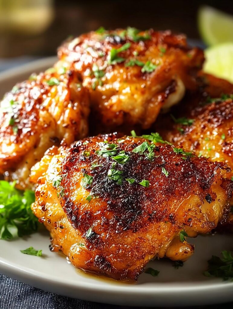 Air Fried Chicken Thighs