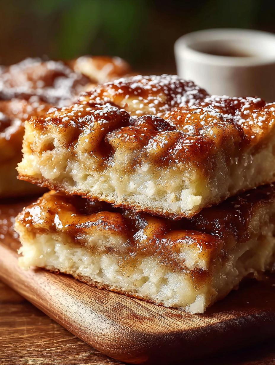 Delicious Apple Fritter Focaccia Dessert Recipe - Apple Fritter Focaccia Dessert - additional detail